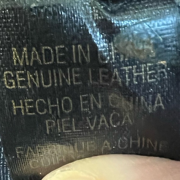 El Portal Vintage Navy 100% leather travel organizer - Picture 8 of 8